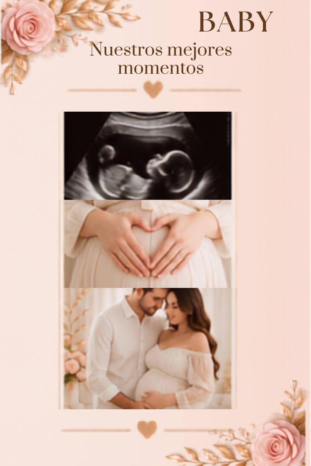 Invitación Web Baby Shower Niña Editable en Canva - Image 4