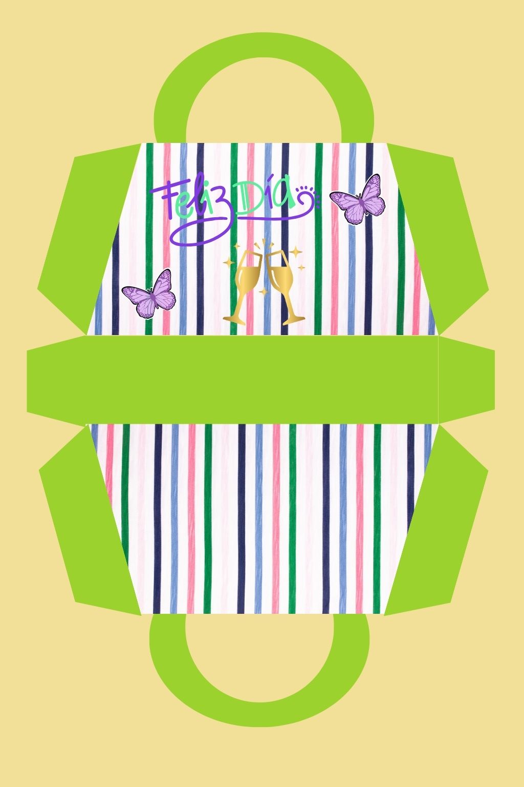 PLANTILLA editable bolso Gratis
